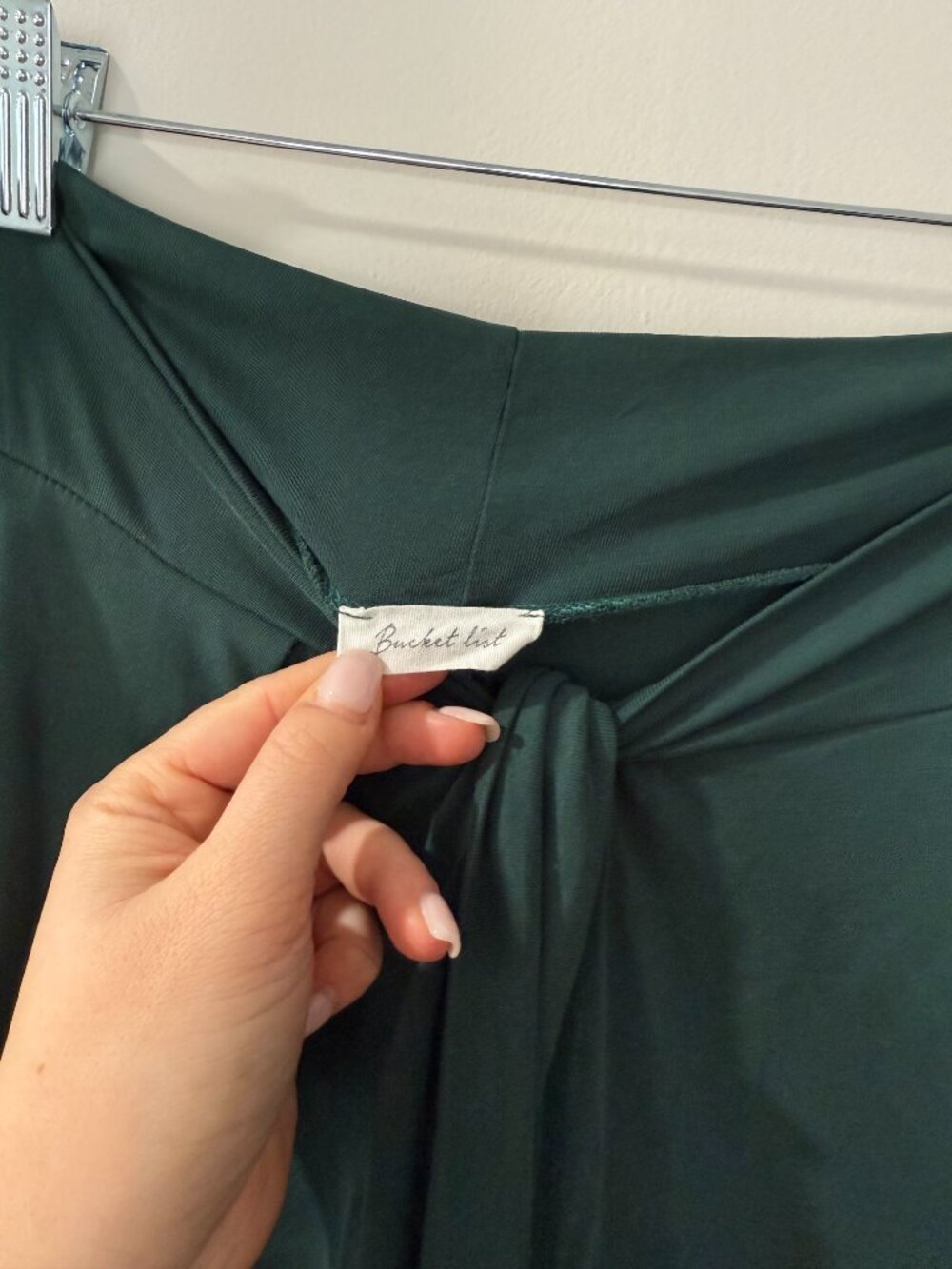 VICI Grenada Tie Front Modal Blend Pants Green XL 🌿✨ - Picture 4 of 7